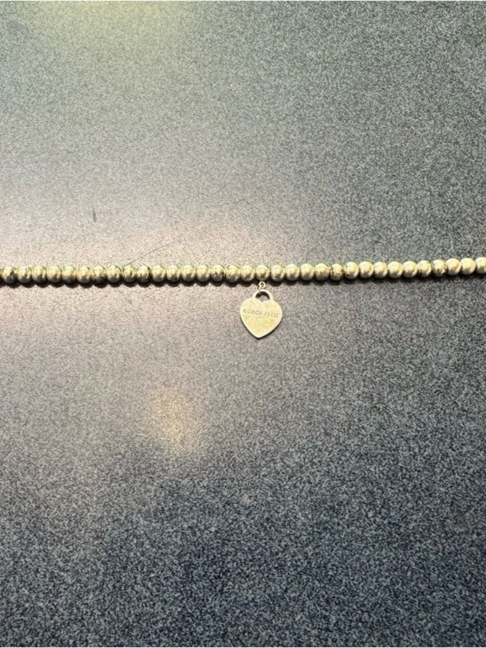 Authentic Tiffany & Co charm bracelet engraved